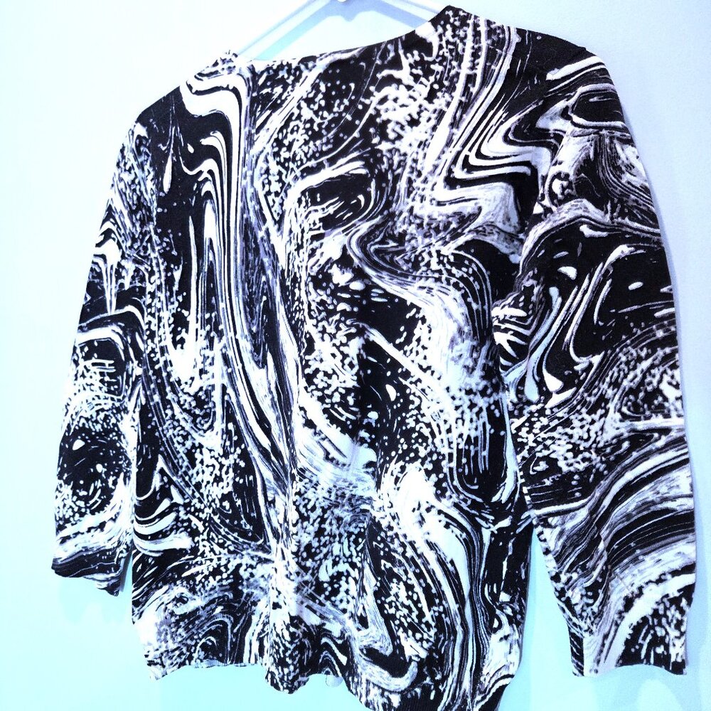 Cable & Gauge Cardigan Sweater Size M - Picture 2 of 3